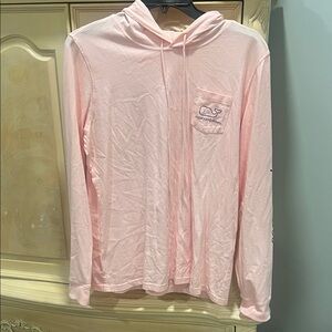 Vineyard Vines Light Pink Long Sleeve Hoodie